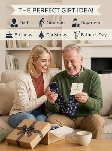 feetopia Socks with Frustrated Golfer Design, Ideal Golf Gift, 1 Pair Per Pack, Size 8-13 - Thumbnail 6