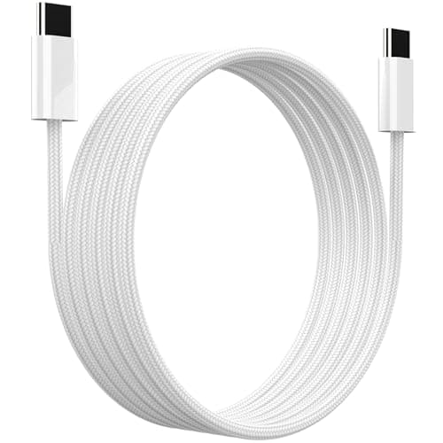 jpyyw 60W USB-C Fast Charging Cable for iPhone, IPAD, Samsung Galaxy, Computer and Car, 3FT, 1 Pack White