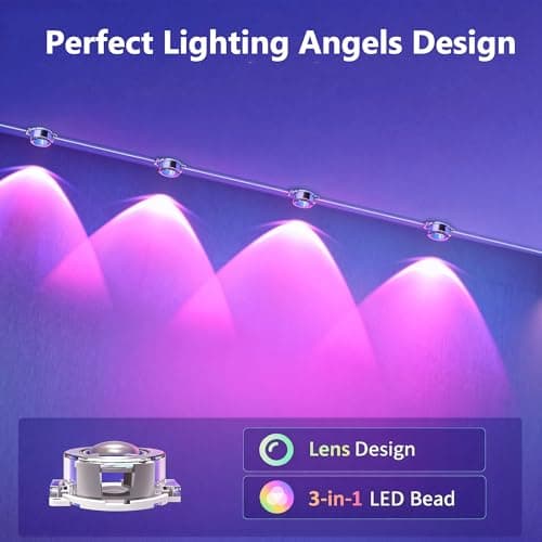 DIERLIGHT RGB Permanent Outdoor Lights, Smart LED Eaves Lights with APP & Remote Control, IP67 Waterproof Outdoor String Lights for Christmas, Halloween,Party, Garden, Patio, House Decor - Thumbnail 2