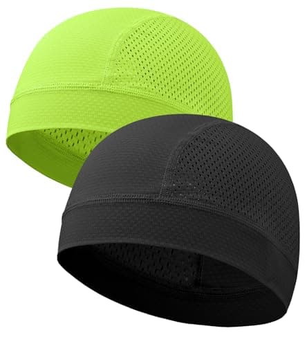 choshion Cooling Skull Caps Helmet Liner Breathable Mesh Stretch Beanie Quick Dry Headwear for Men and Women Cycling Cap - Image 1