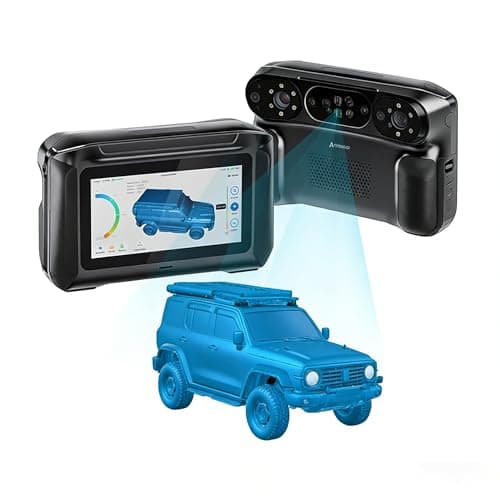 Creality Sermoon P1 3D Scanner, Handheld 22+7+1 Blue Laser&Infrared Wireless 3D Scanner with 6"Touch Screen, Supports Standalone&PC Modes, 0.02mm/m Accuracy for Modified Vehicles, Reverse Engineering