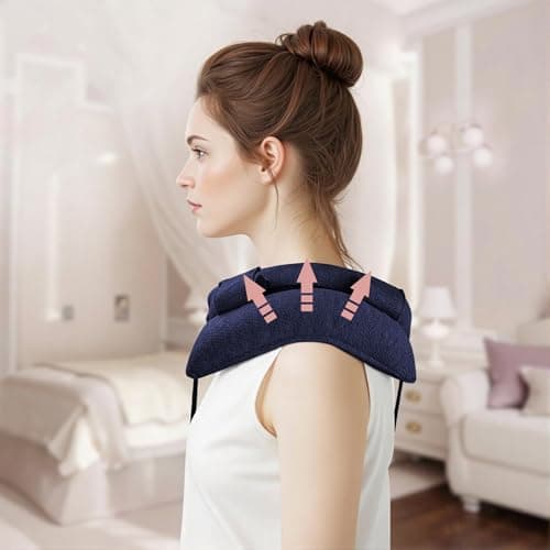 Post-Op Seat Belt Pillow – Ice/Hot Pocket for Chest/Heart, Small Navy Blue - Thumbnail 3