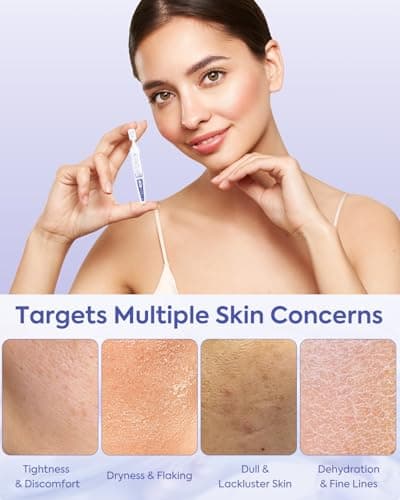 KOMFYMED Hydrating Serum Ampoules with Sodium Hyaluronate & Algae Extract, Deep Moisture & Barrier Repair, Single-Use Skincare Serum for Dry & Sensitive Skin (1.5ml / 0.05 fl.oz × 5) 可复美吨吨次抛精华 - Thumbnail 6