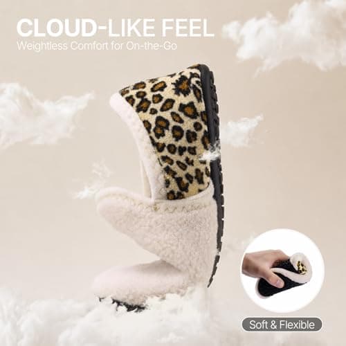 ATHMILE Mens Womens House Slippers Soft Slip-on Slipper Socks Non-Slip Indoor Outdoor House Shoes for Home Bedroom Travel Gifts for Women Men - Thumbnail 5