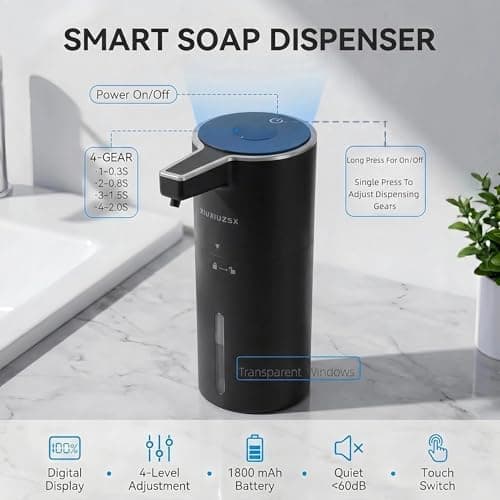 XIUXIUZSX Touchless Automatic Liquid Soap Dispenser - Thumbnail 3