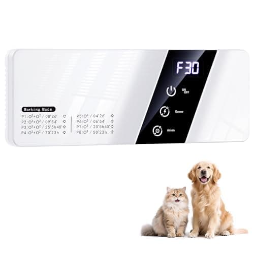 13 Modes Ozone Odor Eliminator for Strong Odor 99% Cat Litter Deodorizer Poof Odor Eliminator for Dogs, Negative Ion Air Purifier for Pets,Smoking, Painting, Kitchen,Toilet,Bedroom - Image 1