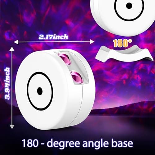 Galaxy Projector for Bedroom, Galaxy Light Projector with 41 Lighting Modes, Starry Nebula Ceiling Night Light with Timer and Remote, Room Decor, for Christmas, Birthdays - Thumbnail 6