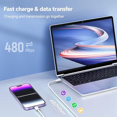 Compatible with Phone Charger 6/10Ft Fast Charging 2Pack 20W PD Fast Charger Type C Fast Charging Block & Fast Charger Cord Compatible with Phone 14/13/12/11 Pro/iPad/Pro Max/Plus/XS/XR/SE Charger - Thumbnail 5