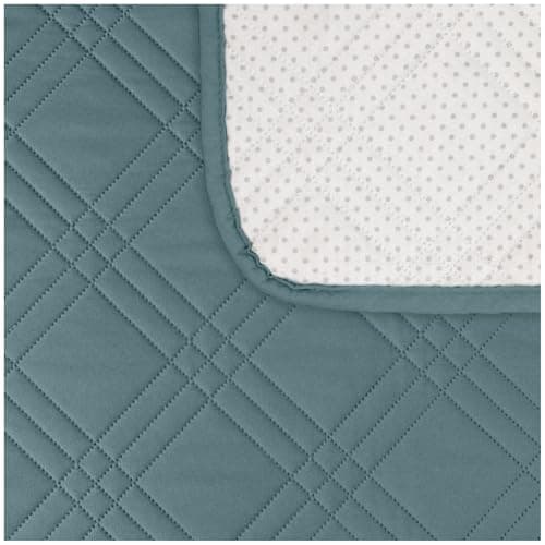 Eusalioy 100% Waterproof Couch Cover for Dogs, Washable Anti-Slip Sofa Cover with Elastic Straps & Side Pockets, Quilted Furniture Protector for Kids & Pets (3 Cushion 68", Grayishblue) - Thumbnail 4