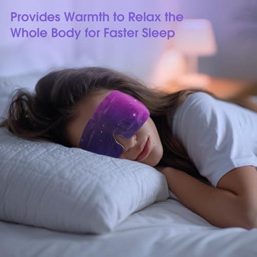 7Packs Microcurrent Heated Eye Mask for Dry Eye, Stree Relief Sleep Steam Eye Masks Disposable Self Heating for Warm Compress Dark Circles Puffiness Fatigue Travel Essentials Gift for Women Men - Thumbnail 6