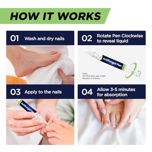 Footcure Antifungal Nail Treatment Pen – Extra Strength Toenail Fungus Treatment, 25% Undecylenic Acid for Toenails & Fingernails, Nail Fungus Repair Pen with Tea Tree & Oregano Oil, Made in USA - Thumbnail 6