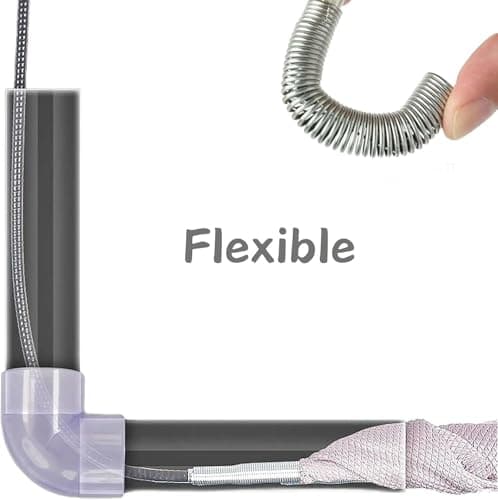 SHUCHUANG Drain Snake,61 inch Flexible Grabber Claw Pick Up Reacher Tool,Drain Clog Remover - Gutter Cleaning Tools for Home Sink, Bathroom Tub,Drain, Toilet, Tight Spaces - Thumbnail 6