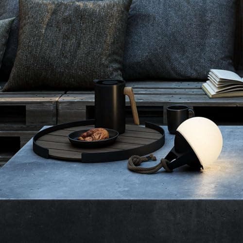 Cordless Smart Bluetooth Danish Design Globe Lamp with Rope,Outdoor Warterproof IP67,APP control Touch control,Adjustable Brightness for Bedroom Living Room Bathroom Camping Restaurant Dimmable Light - Thumbnail 6