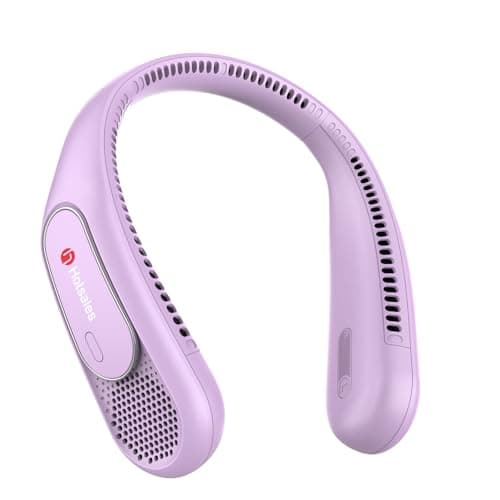 Hotsales Neck Fan, Hands Free Bladeless Neck Fans Portable Rechargeable, 6000 mAh Battery Operated Wearable Personal Fan, Cooling Neck Fan, 3 Speeds, USB Fan Gifts for Men, Women, Travel, Outdoor - Image 1