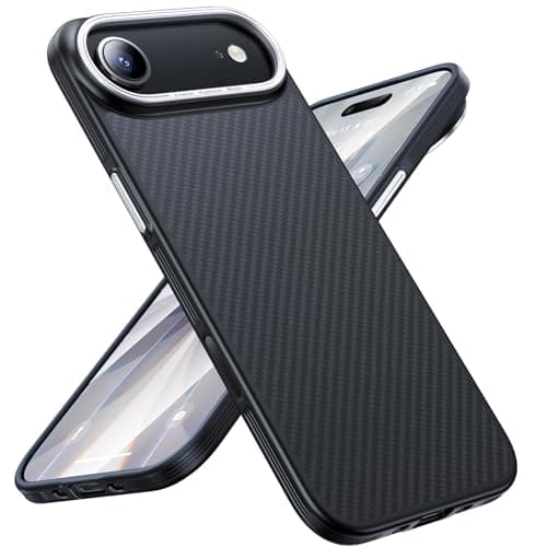 Maledan for iPhone Air Case Carbon Fiber - Slim iPhone 17 Air Case with Caseless Feel [Fit for MagSafe][Real 600D Aramid Fiber] Shockproof Magnetic Thin & Light Cases iPhone 17Air Anti-Scratch Cover - Image 1