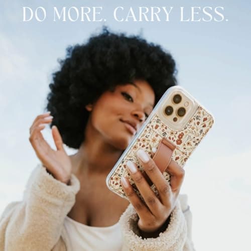 Walli Cases for iPhone 16 Pro Case Aesthetic Wallet Phone Case Card Holder, Securely Holds up to 2 Cards - Cute, Trendy Phone Cover for Women, fits iPhone 16 Pro, with Kickstand & Finger Strap - Thumbnail 5