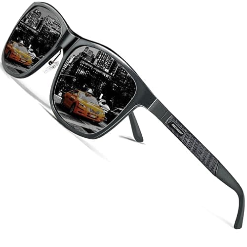 ROCKNIGHT Mens Sunglasses Polarized Shades for Men Bike Sunglass Lightweight Outdoor Sunglasses UV Protection - Image 1