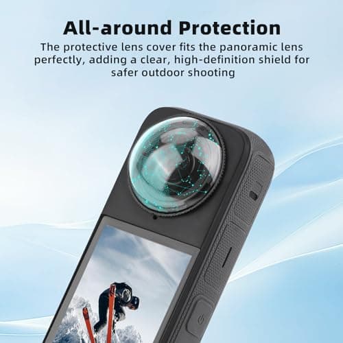 Flymile X4 Premium Lens Guard for Insta360 X4, High Transparency Tempered Glass Lens Protector for Insta 360 X4 Camera Anti-scratch Accessories(Not for X4 Air) - Thumbnail 6