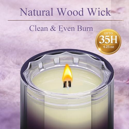 XQMI Smart Scented Candles,Perfume-Grade Scented Candle for Women, 4.25oz Natural Soy Wax, Candles for Home Scented, Birthday Gifts, Valentine’s Day Candle for Her(Heartbeat Rhythm) - Thumbnail 6