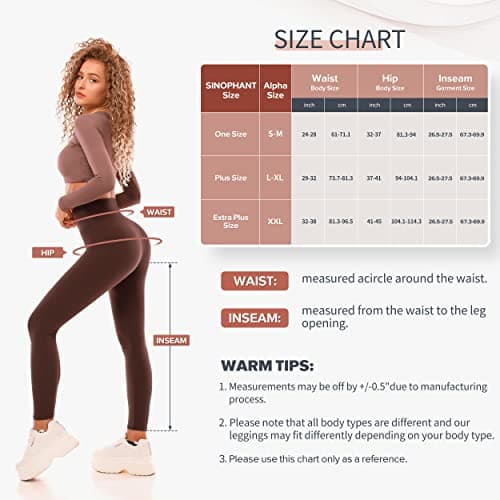 SINOPHANT High Waisted Leggings for Women - Full Length Capri Buttery Soft Yoga Pants for Workout Athletic(Full Grey,XXL) - Thumbnail 6