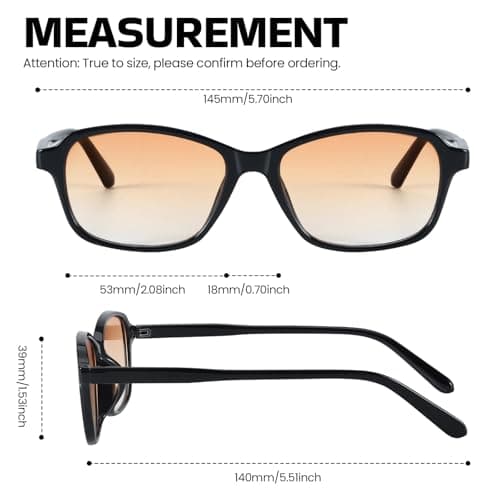 SODQW Trendy Sunglasses for Women Rectangle Womens Fashion Sun Glasses 2025 Ladies Shades with UV400 Protection - Thumbnail 4