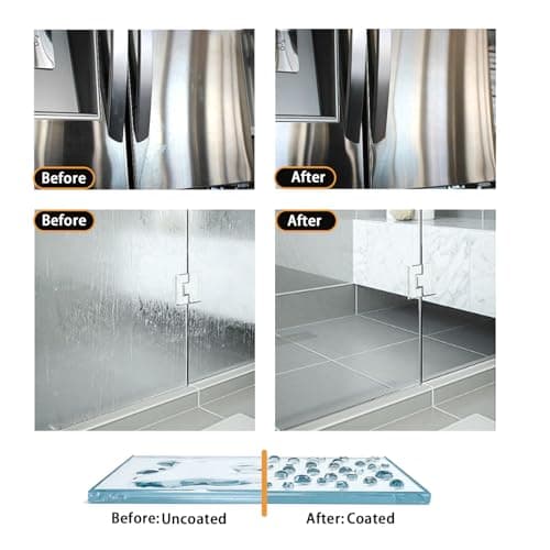 NADAMOO 2K Home Ceramic Coating Spray, 2-Parts Formula with Stronger Adhesion and Enhanced Wear Resistance, Seal & Protect Kitchen & Bath Surfaces, Repels Stains & Grime, Clear, 2 Cans - Thumbnail 5