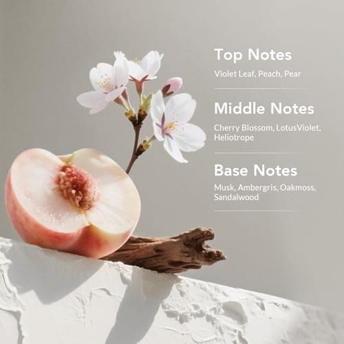 Kustie Cherry Blossom Body Wash with Real Flower Petals – Hydrating Shower Gel with Niacinamide & Hyaluronic Acid, Moisturizing Floral Cleanser for Dry & Sensitive Skin, Sakura Extract, 16.9 fl oz - Thumbnail 5