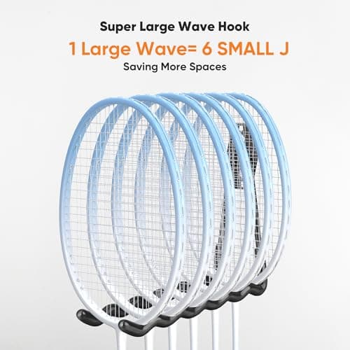 Nacial 18 Pack Garage Hooks Heavy Duty, Utility Steel Garage Storage Hook with 2 Storage Straps, Utility Garage Wall Mount Hooks for Hanging Bike, Ladder and Garden Tools, Perfect for Father Day Gifts - Thumbnail 4