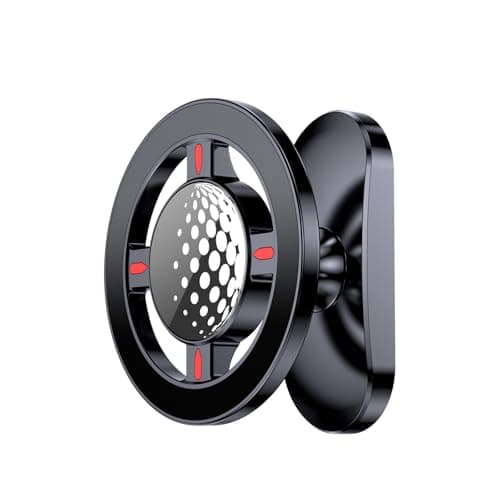 Arsatbs Magnetic Golf Cart Phone Holder, N55 Strong Magnetic Mount, 1-Second Snap-On, 360° Rotation, Compatible with MagSafe iPhone & Android Phones, Fits EZGO Club Car Yamaha, Golf Accessories Gift - Image 1