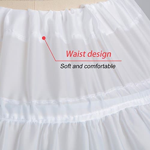XinChangShangMao Women Petticoat Crinoline Underskirt Petticoats Skirt Full Floor Length Petticoat Slips for Wedding Dress - Thumbnail 5