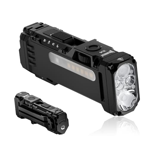 WUBEN X4 Flashlight Rechargeable,EDC Light with Multi-Mode RGB Light