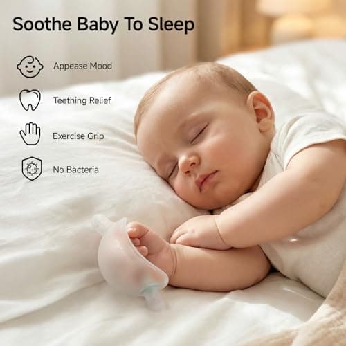 Garkoko Baby Teething Toys for 3–6 6-18 Months – Silicone BPA-Free No-Drop Wrist Teether, Baby Teether Toy for Teething Relief - Thumbnail 6