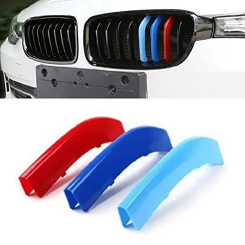 VaisbyTown Automotive Grille Inserts for BMW 3 Seres 2013-2018 (ONLY Fit 8-Beams Front Grill, NOT Fit 11-Beams/4 Series),Front Grill Accessories