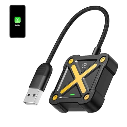 Velontork Wireless CarPlay Adapter for Apple iPhone - Bluetooth 5.3 Plug & Play, No Latency, Auto Reconnect, Compatible with 2016+ Factory Wired CarPlay Cars & iOS10+ - Image 1