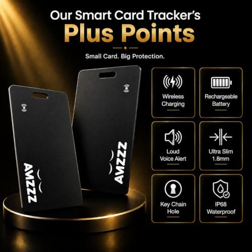 MFi Certified Wallet Tracker Card, Ultra-Slim 0.07in Rechargeable Item Finder, Compatible with Find My App (iOS Only), IP68 Waterproof Bluetooth Tracker Perfect for Wallets, Bags, Passport - Thumbnail 2