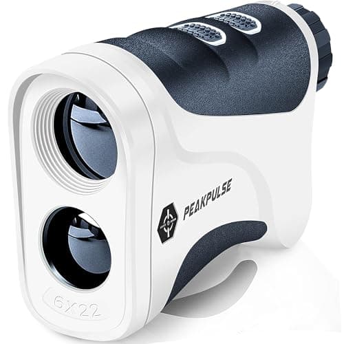 PEAKPULSE Golf Range Finder 650 Yards RangeFinder Golfing High Clarity Display 6X Magnification 0.5 Yard Accuracy Pin Seeker Easy to Use(No Magnet) - Image 1