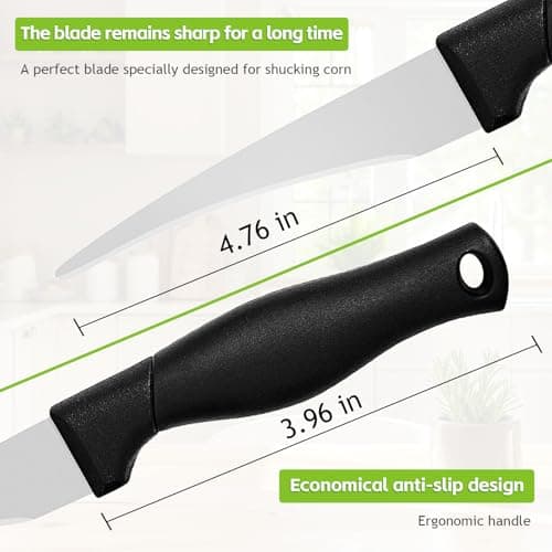Corn Peeler,Corn Stripper Tool,Corn knife for corn removal,Corn Cutter,Corn Peeling Knife,Corn Scraper,Quick Corn Grain removal, Kitchen Multifunctional Knife（1Pcs） - Thumbnail 2