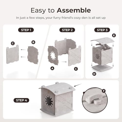 Apasiri Cat Houses for Indoor Cats: Felt Cat House Cave Cathouse, Scratch-Resistant Warm Insulated Covered, Hideaway Tent for Anxiety Relief Gift - Thumbnail 4