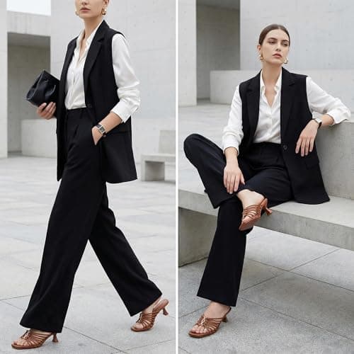 Wetviro Womens Brown Slip On Mules Sandals Low Kitten Heels Square Open Toe Dressy Comfortable Shoes for Women (2026) - Thumbnail 6