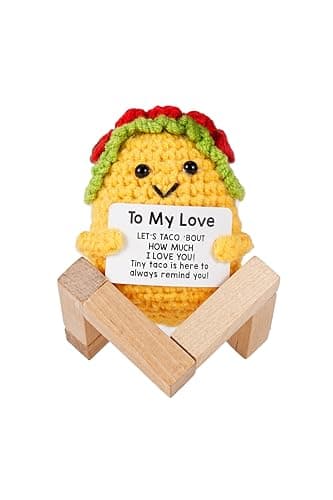 Gifts for Him Her, Positive Crochet Animals, Encouragement Gifts for Women Men, Emotional Support Crochet Gift, for Holidays Such as Mothers Day Fathers Day Graduation Ceremonies Birthdays - Image 1