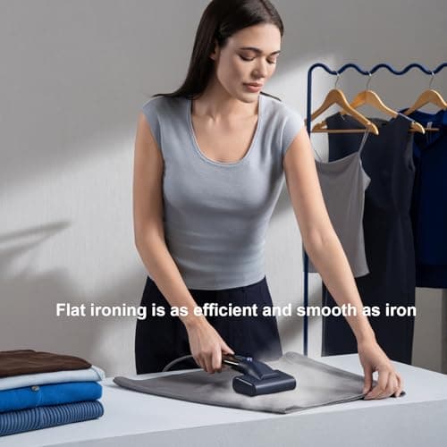 G10 Steamer for Clothes, Portable Iron and Travel Steamer, Handheld Garment Steamer, 0.9 lbs,1200W Mini Steam Iron for Travel and Home (Only for 120V) Navy Blue - Thumbnail 4