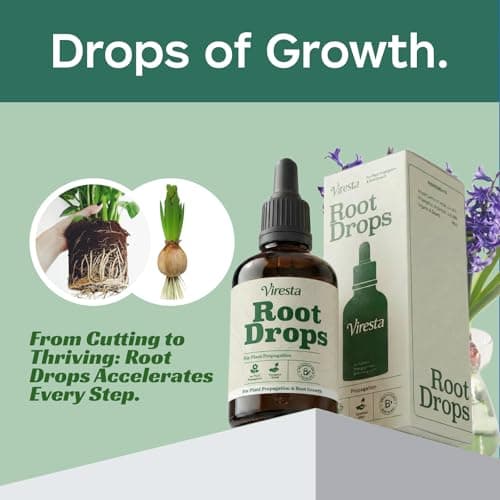 Viresta Prop Drops - Propagation Drops to Promote Healthy Root Growth, Root Drops for Less Shock, Works in Water Soil Leca, for All Indoor Houseplants Like Pothos, Monstera, Philodendron (1Pcs) - Thumbnail 6