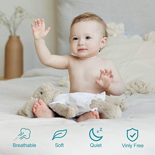 Full Size Waterproof Mattress Cover, Premium Terry Top Mattress Cover, Breathable, Noiseless, Cooing & Machine-Washable Bed Cover with 21" Deep Pocket - Thumbnail 2