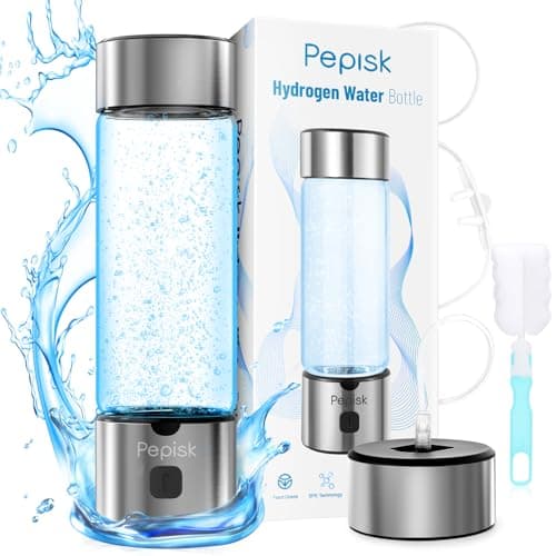 Hydrogen Water Generator Bottles, Hydrogenated Water Bottle with SPE PEM Technology, 460ml(16OZ) Hydrogen Water Bottle Generator for Home, Office, and Travel-Certified H2 Generator-Gift Box - Image 1