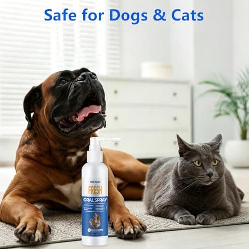 Fresh Breath Dental Care Spray for Dogs and Cats – Oral Clean Solution, Soothes Gums, Gentle Herbal Formula with Chrysanthemum & Honeysuckle, Daily Oral Hygiene, 120ml Easy Spray for Home & Travel - Thumbnail 6