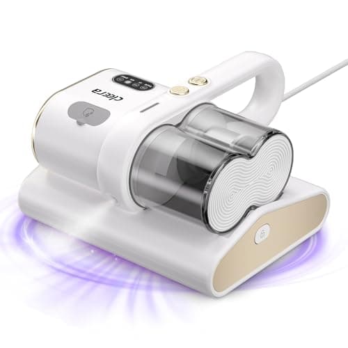 Mattress Vacuum Cleaner, 16KPa Suction, Dual Brushroll & Suction, Smart Dust Sensor, UV-C 253.7nm, HEPA, Fragrance Mist, 16.4FT Cord, Lightweight for Bed Sofa Carpet (Fragrance Not Included)