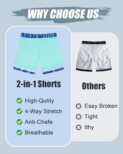 westwolf Little Boys Swim Trunks Size 6 7 Fish Blue Swimm Shorts for Boys 6 7 Running Cycling Bathing Suits for Boy Kids Lightweight Fish Blue Swimsuits Childs Sports Surfing Board Shorts - Thumbnail 4