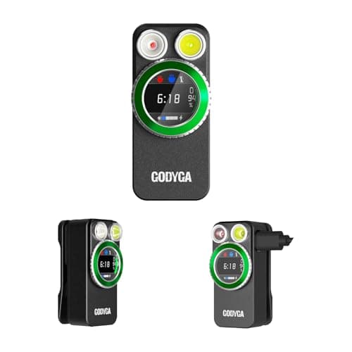 Godyga TorchEye R Smart Display EDC Flashlight Clip-on Light, 650 Lumen with White & Red Light, Real-Time Battery & Runtime Indicator, Type-C Rechargeable Magnetic Flashlight for Emergency, Signal - Image 1