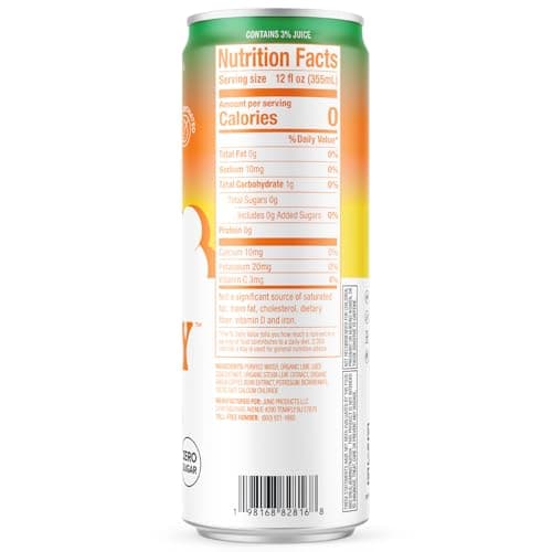 JUNO ENERGY Limeade Still Energy Drink - Sugar Free, 125mg Organic Caffeine from Green Coffee Beans, Hydrating with Stevia, Organic Lime Juice - Vegan, Gluten Free, 12 Pack - Thumbnail 2