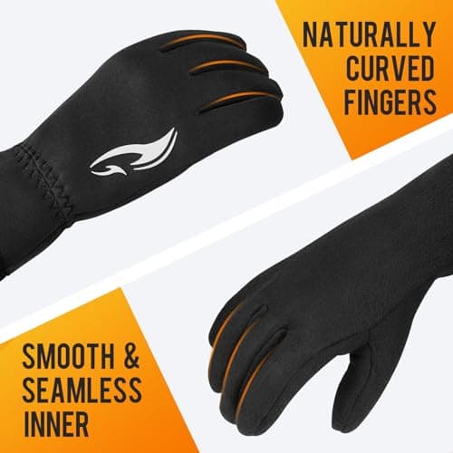 ATERCEL Gloves for Women Cold Weather, Winter Gloves Men,Touch Screen Warm Waterproof Glove for Cycling, Running, Driving - Thumbnail 6